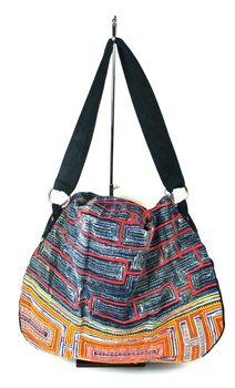 B-Fair Sadle-veske i Denim/Rosa (1 stk)