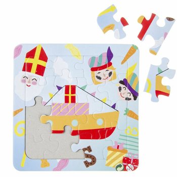 SINTERKLAAS PUSLESPILL - 14 x 14 cm (50 stk.)