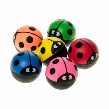 Sprettermball Marih&oslash;ne &Oslash; 3,2 cm i Display (48 stk)