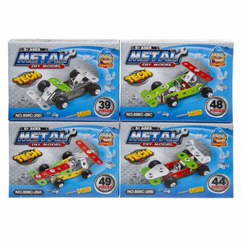Metall Racerbil Byggesett (24 stk. Display)