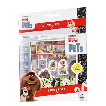 SECRET LIFE OF PETS Klistremerkesett 52 deler (12 stk.)