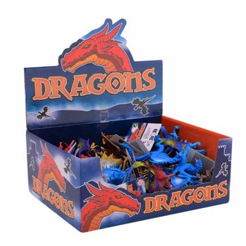 Mix lekedrage-figurer i display (36 stk.)