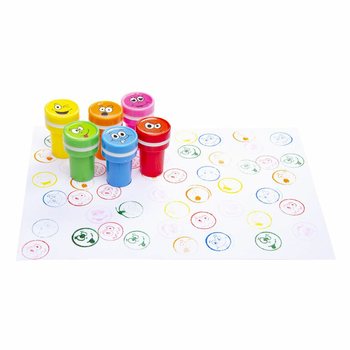 SMILEYSTEMPLER / GLADE ANSIKTER I DISPLAY (60 stk.)