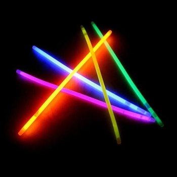 12 stk. Glowsticks Knekklys i R&oslash;r (22 r&oslash;r)