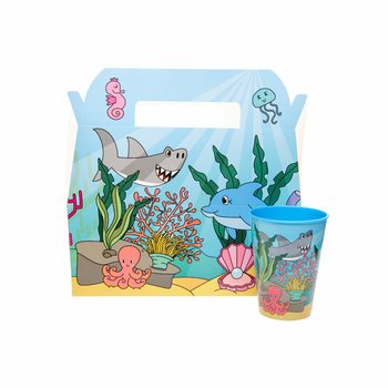 Menuboks Hav / Ocean - 22,5 x 12 x 9,5 cm (24 stk.)