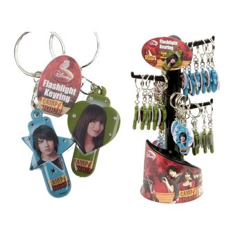 CAMP ROCK LYSENDE NØKKELRING PÅ DISPLAY (36 stk.)