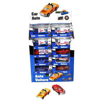 Die-Cast metallbiler i display (36 stk.)