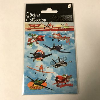 Disney Planes Klistremerkeark 16 x 9 cm (10 stk.)
