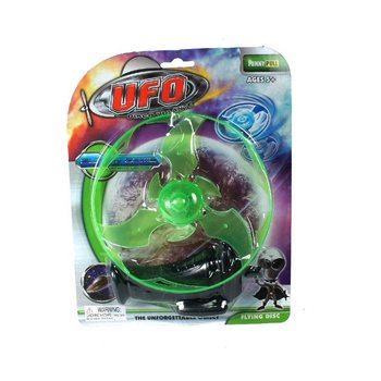 UFO med Lys p&aring; Kort (2 stk.)