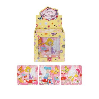 Minipuslespill med Feer i Display – 13 x 12 cm (108 stk)