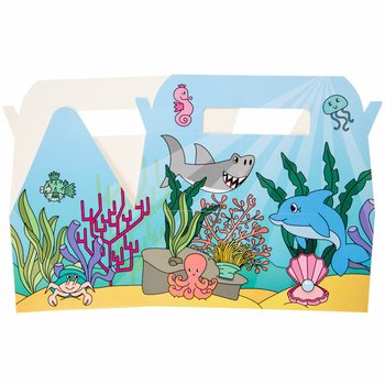 Menuboks Hav / Ocean - 22,5 x 12 x 9,5 cm (24 stk.)