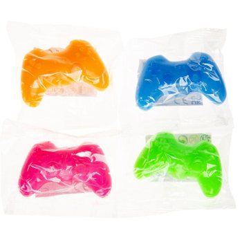 Klemmeleke Gamepad Squeeze - Miks Neonfarger - i Display (12 stk.)