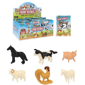 Blind Bag / Overraskelsespose - Tema: Bondeg&aring;rdsdyr i Display (60 stk.)