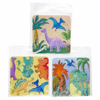 Mix Dinosaur-puslespill - 14x14 cm (50 stk.)
