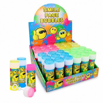 SÅPEBOBLER - SMILEY - 50ML I DISPLAY (36 stk.)