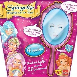 Lille speil p&aring; veggen der (1 stk.)
