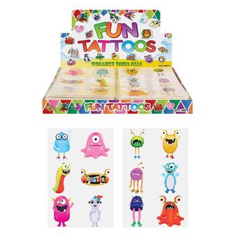 Morsomme Tatoveringer – Modell: Monstre (96 stk.)