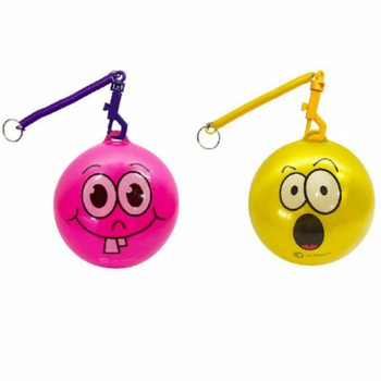 SMILEYBALL MED SNOR / BUNGEEBALL &Oslash;23 cm (10 stk.)