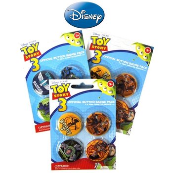 Disney Toy Story Button-sett 4 deler (24 stk.)