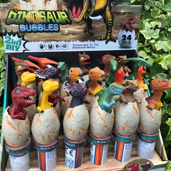3D Dinosaur S&aring;pebobler Staver (24 stk. i display)