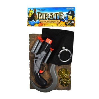 Piratsett 9 deler (6 stk.)
