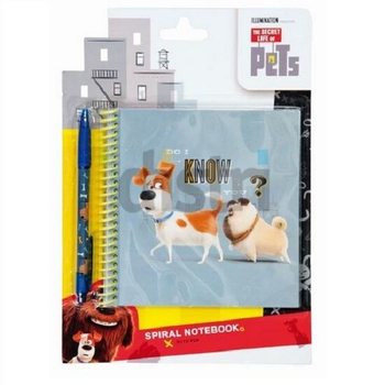 KJÆLEDYRENES HEMMELIGE LIV – Notesbok + Penn (12-pakning)