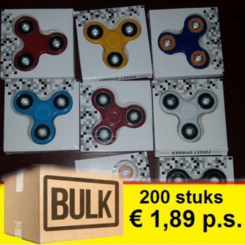 *** GROSSISTTILBUD *** FIDGET SPINNERS / HAND SPINNERS (200 stk.)