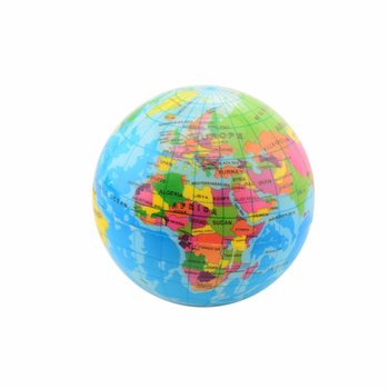 SCIENCE EXPLORER - Skumball Verdensglobe &Oslash;6 cm (18 stk. i display)