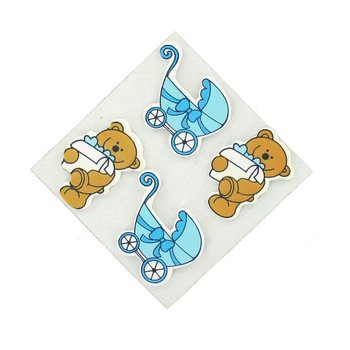 Dekorasjonsklistremerker - Babyblå (20 stk.)