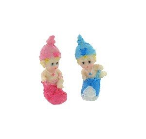 Baby i Sko Dekorasjon 7 cm (16 stk.)