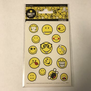 KLISTREMERKEARK: SMILEY'S, 16 x 9 cm (10 stk.)