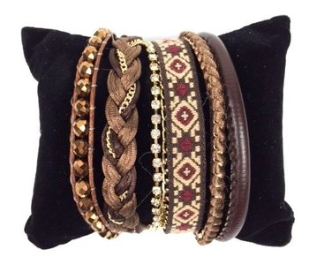 Ibiza Look Armbånd Brunt (1 stk)
