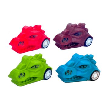 Pull Back Dinosaurhode i Display (50 stk.)
