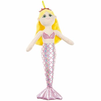 Stor plysj havfrue / Mermaid dukke 39 cm - Mix farger (12 stk.)