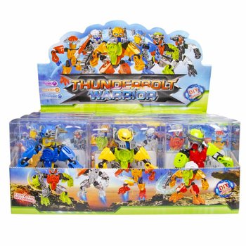 THUNDERBOLT ROBOT WARRIOR ACTIONFIGUR I DISPLAY (12 stk)