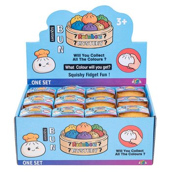 RAGE - Squishy Bun Dumplings LITEN (5.3x5.3x4.1 cm) - Viral 2026 Fidget Toy (24 stk.)