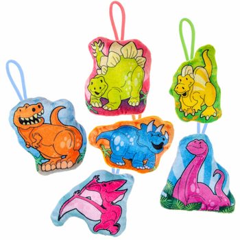 MIX PLYSJ DINOSAURER - 13.5 Cm. (24 stk.)