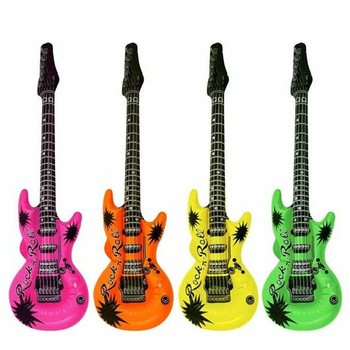 OPPBLÅSBAR GITAR - MIX FARGER (12 stk.)