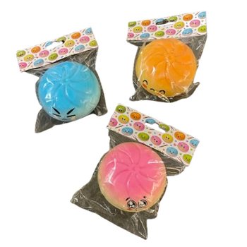 RAGE - Squishy Dumplings STOR (9 x 9 x 4 cm) - Viral 2026 Fidget Toy - MED HEADERKORT (24 stk)