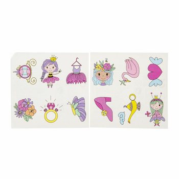 Fun Tattoo's - Prinsesser (96 stk)