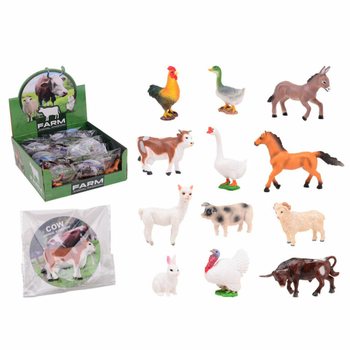 ANIMAL WORLD - Bondeg&aring;rdsdyr i Display (36 stk.)