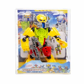 THUNDERBOLT ROBOT WARRIOR ACTIONFIGUR I DISPLAY (12 stk)