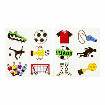 FUN TATTOO'S - FOTBALL (96 stk.)