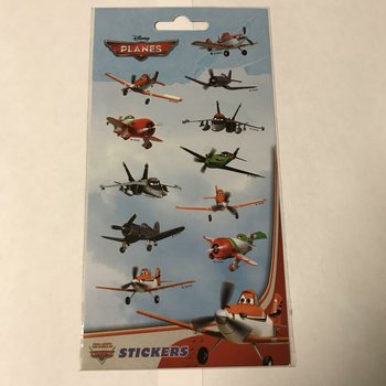 Klistremerkeark: DISNEY PLANES, mål 20 x 10 cm (10 stk.)