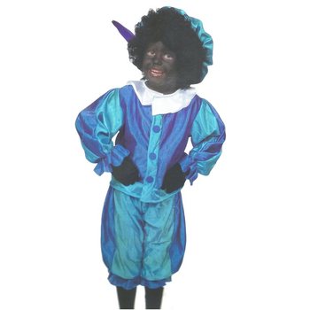 Zwarte Piet Kostyme til Gutt – Størrelse 110 (4-6 år)