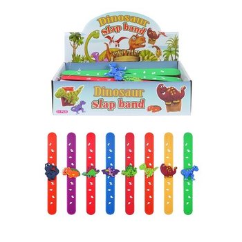 DINOSAUR SNAP-ARMBÅND / CLIC (24 stk.)
