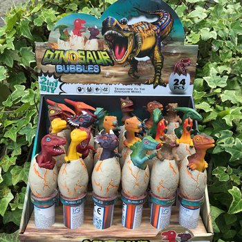 3D Dinosaur S&aring;pebobler Staver (24 stk. i display)