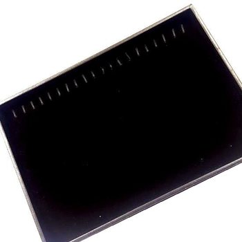 Displayboks for Armbånd/Halskjede Sort Fløyel (1 stk.)