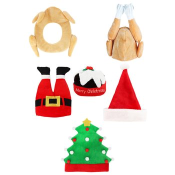 MIX LUKSUS MORSOMME NISSELUER - XMAS CAPS (6 stk.)