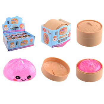 RAGE - Squishy SUGAR EDITION Bun Dumplings LITEN (5.3 x 5.3 x 4.1 cm) Viral 2026 Fidget Toy (24 stk.)